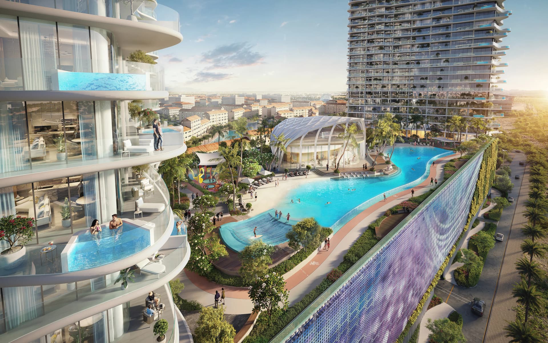 Laguna Residence lagoon deck